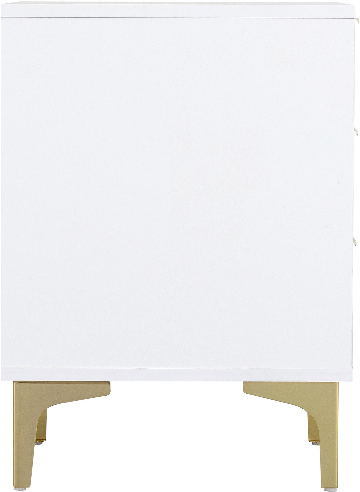 Miami Ridged 3 Drawer Fluted Bedside Table