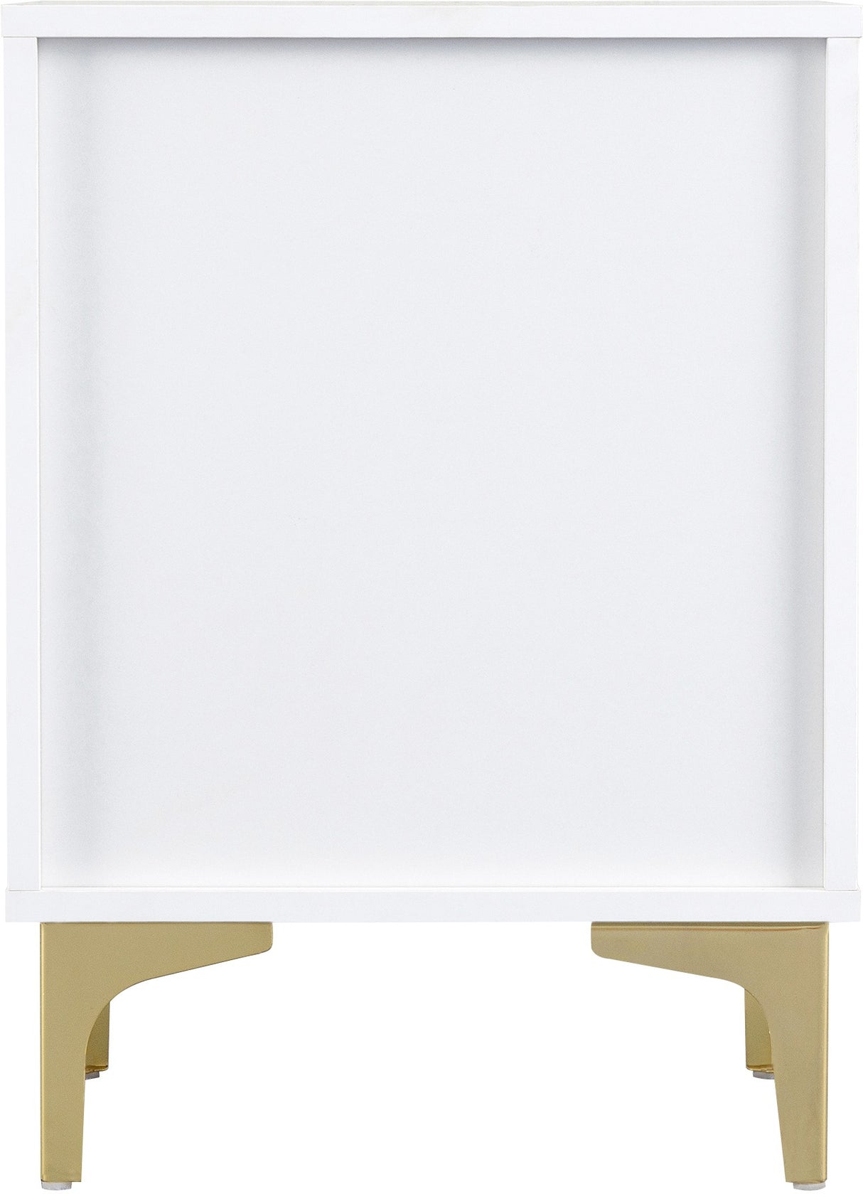 Miami Ridged 3 Drawer Fluted Bedside Table