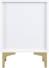 Miami Ridged 3 Drawer Fluted Bedside Table