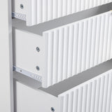 Miami Ridged 3 Drawer Fluted Chest of Drawers