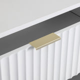 Miami Ridged 3 Drawer Fluted Chest of Drawers