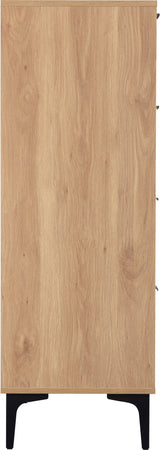 Miami Ridged 3+2 Drawer Fluted Chest of Drawers
