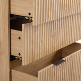 Miami Ridged 3+2 Drawer Fluted Chest of Drawers