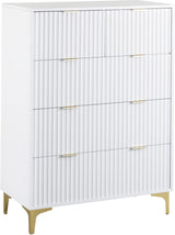 Miami Ridged 3+2 Drawer Fluted Chest of Drawers