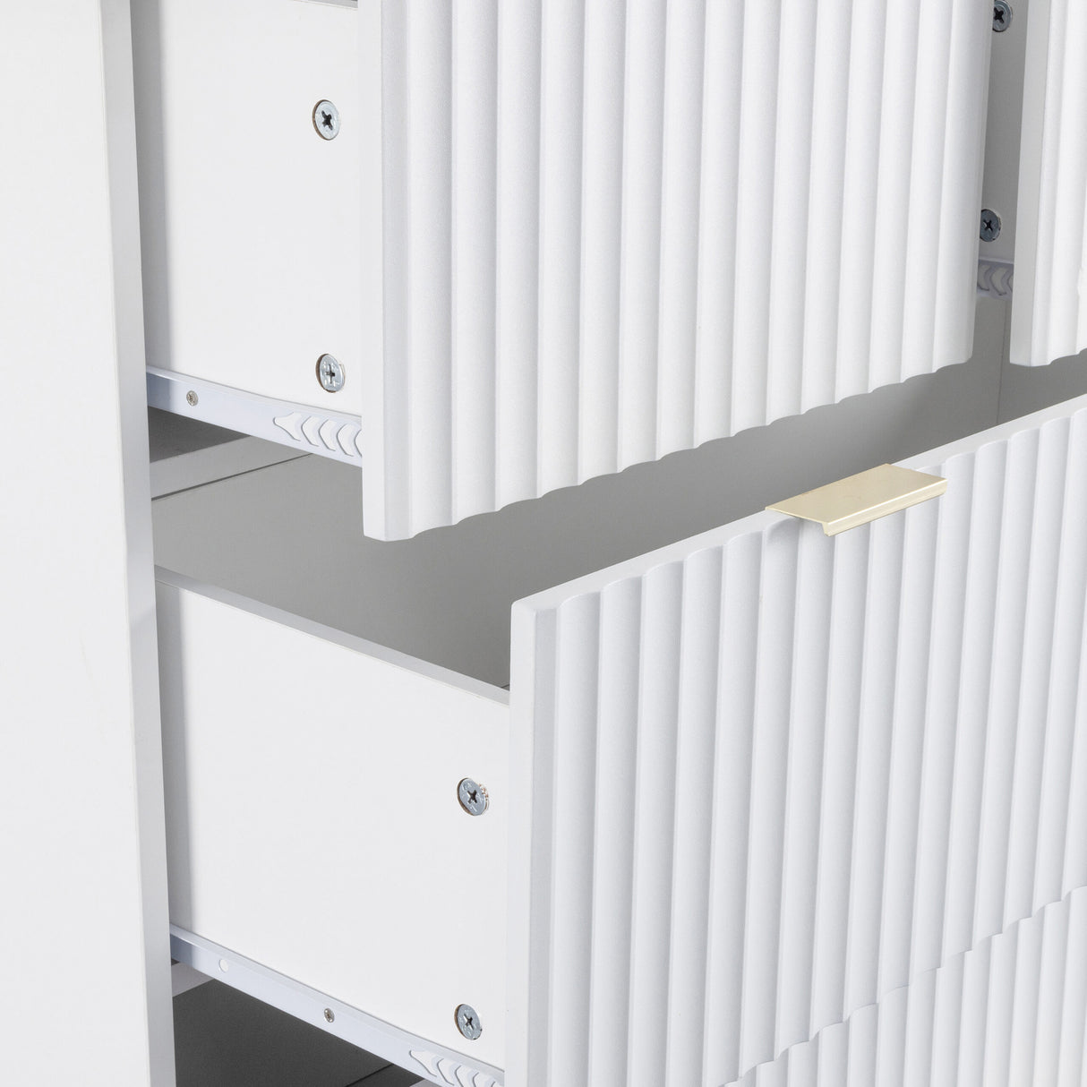 Miami Ridged 3+2 Drawer Fluted Chest of Drawers