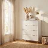 Miami Ridged 3+2 Drawer Fluted Chest of Drawers