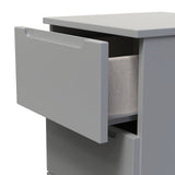 Milan 3 Drawer Bedside Table