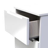 Milan 5 Drawer Bedside Table