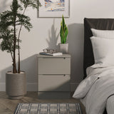 Milan 2 Drawer Bedside Table