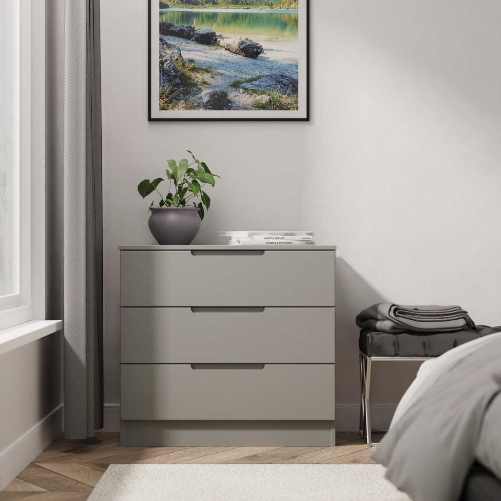 Milan 3 Drawer Chest
