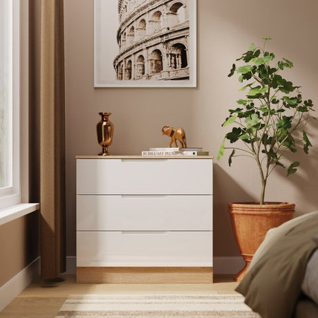 Milan 3 Drawer Chest