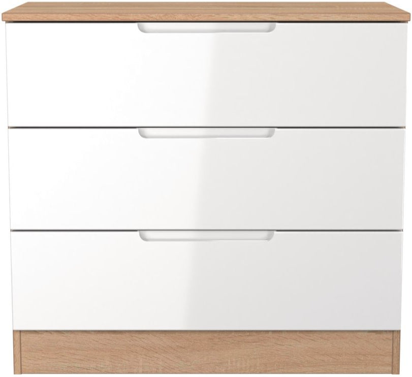 Milan 3 Drawer Chest