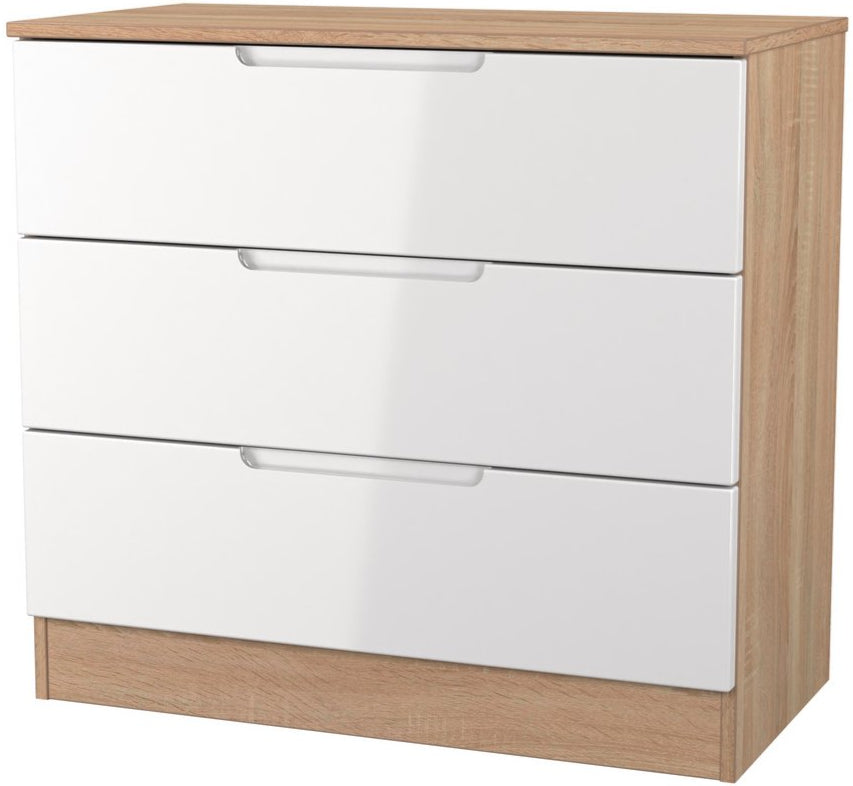 Milan 3 Drawer Chest