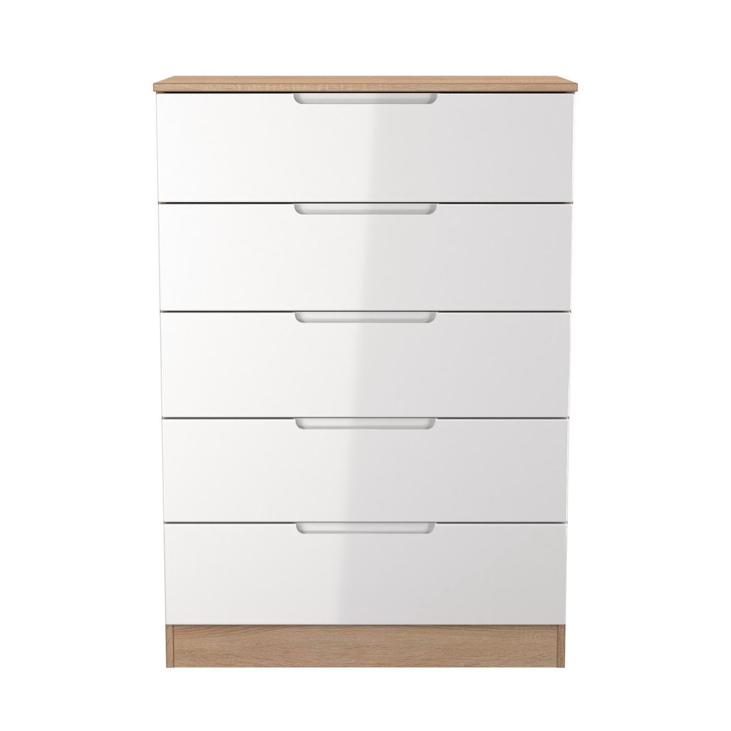 Milan 5 Drawer Chest of Drawers