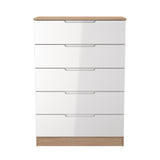 Milan 5 Drawer Chest of Drawers