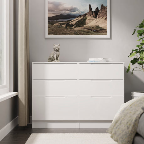 Milan 6 Drawer Chest of Drawers