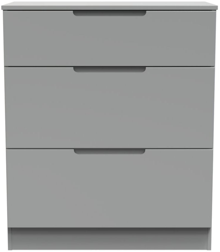 Milan 3 Drawer Deep Chest of Drawers
