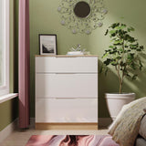 Milan 3 Drawer Deep Chest of Drawers