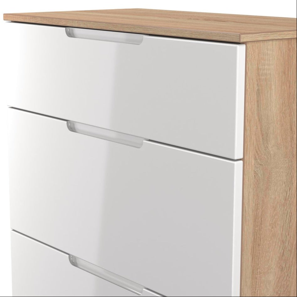 Milan 3 Drawer Deep Chest of Drawers
