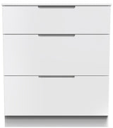 Milan 3 Drawer Deep Chest of Drawers