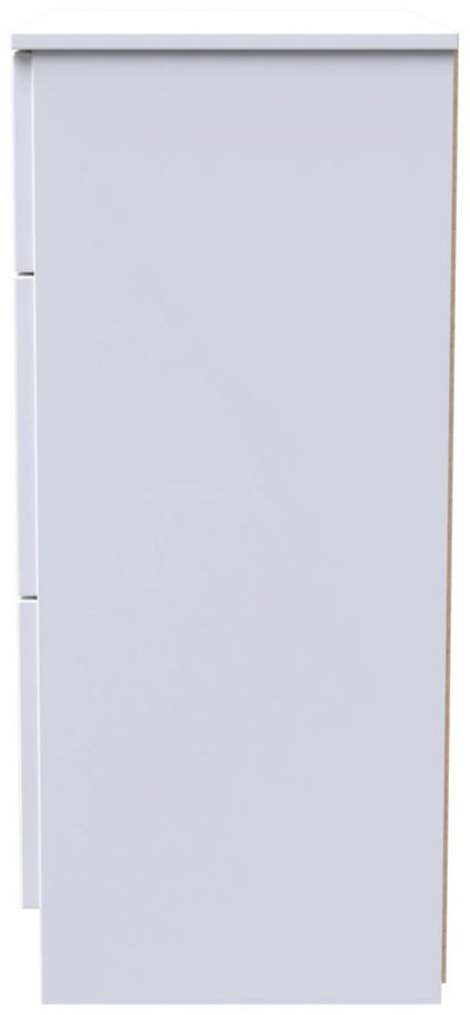 Milan 3 Drawer Deep Chest of Drawers