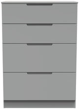 Milan 4 Drawer Deep Chest of Drawers