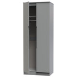 Milan Tall 2 Door Double Wardrobe