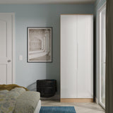 Milan Tall 2 Door Double Wardrobe