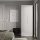 Milan Tall 2 Door Double Wardrobe