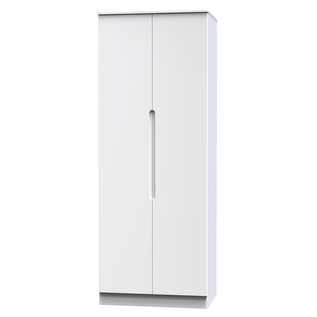 Milan Tall 2 Door Double Wardrobe