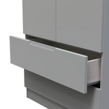 Milan Tall 2 Door 2 Drawer Double Wardrobe