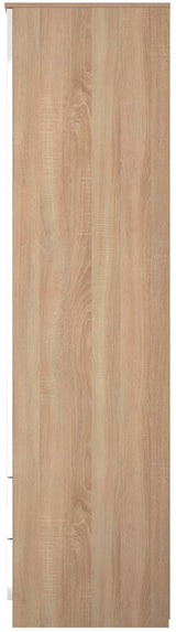 Milan Tall 2 Door 2 Drawer Double Wardrobe
