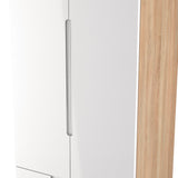 Milan Tall 2 Door 2 Drawer Double Wardrobe