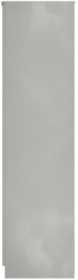 Milan Tall Mirrored 3 Door 2 Drawer Triple Wardrobe