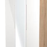 Milan Tall Mirrored 3 Door Triple Wardrobe