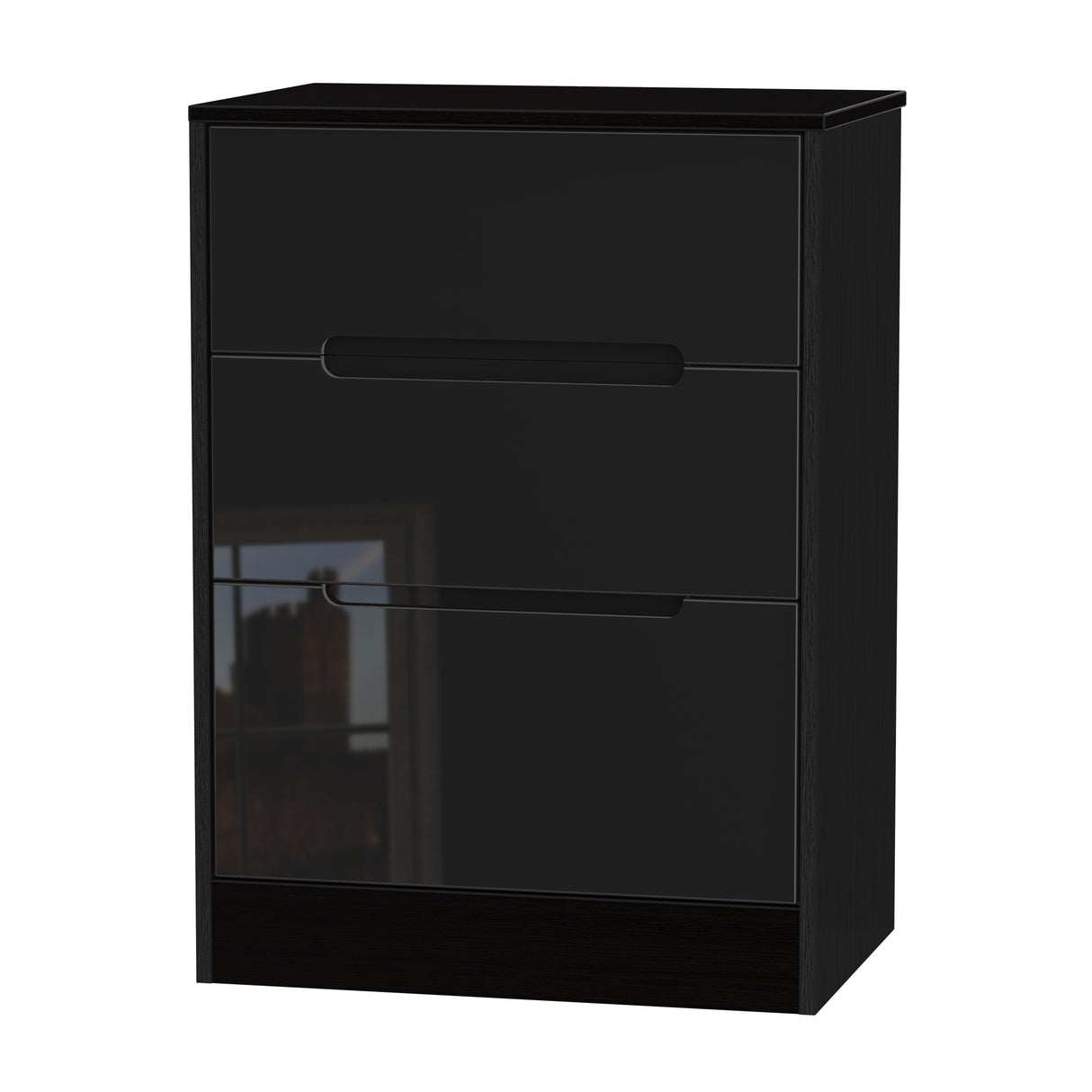 Monaco 3 Drawer Deep Midi Chest