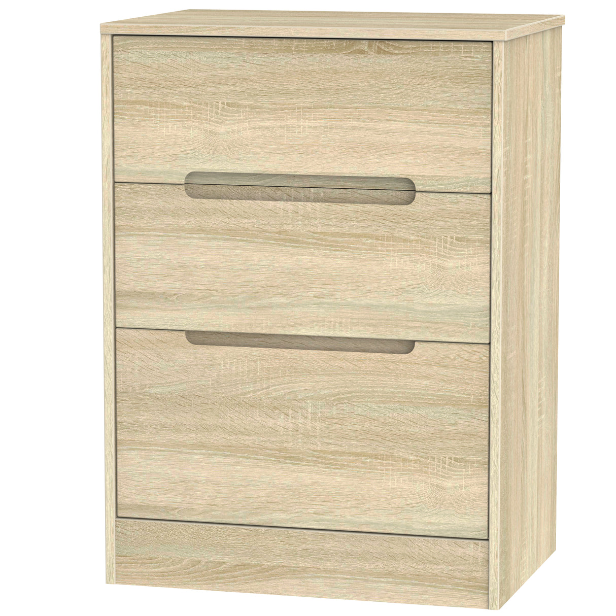 Monaco 3 Drawer Deep Midi Chest