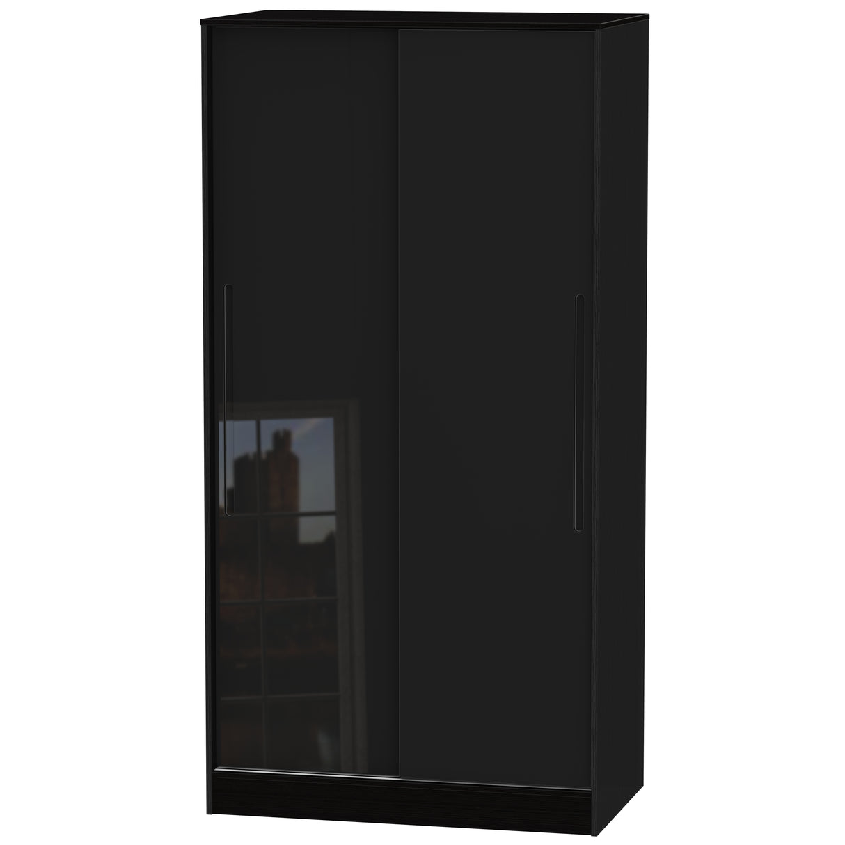 Monaco 2 Door 100cm Sliding Wardrobe