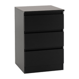 Malvern 3 Drawer Bedside Table