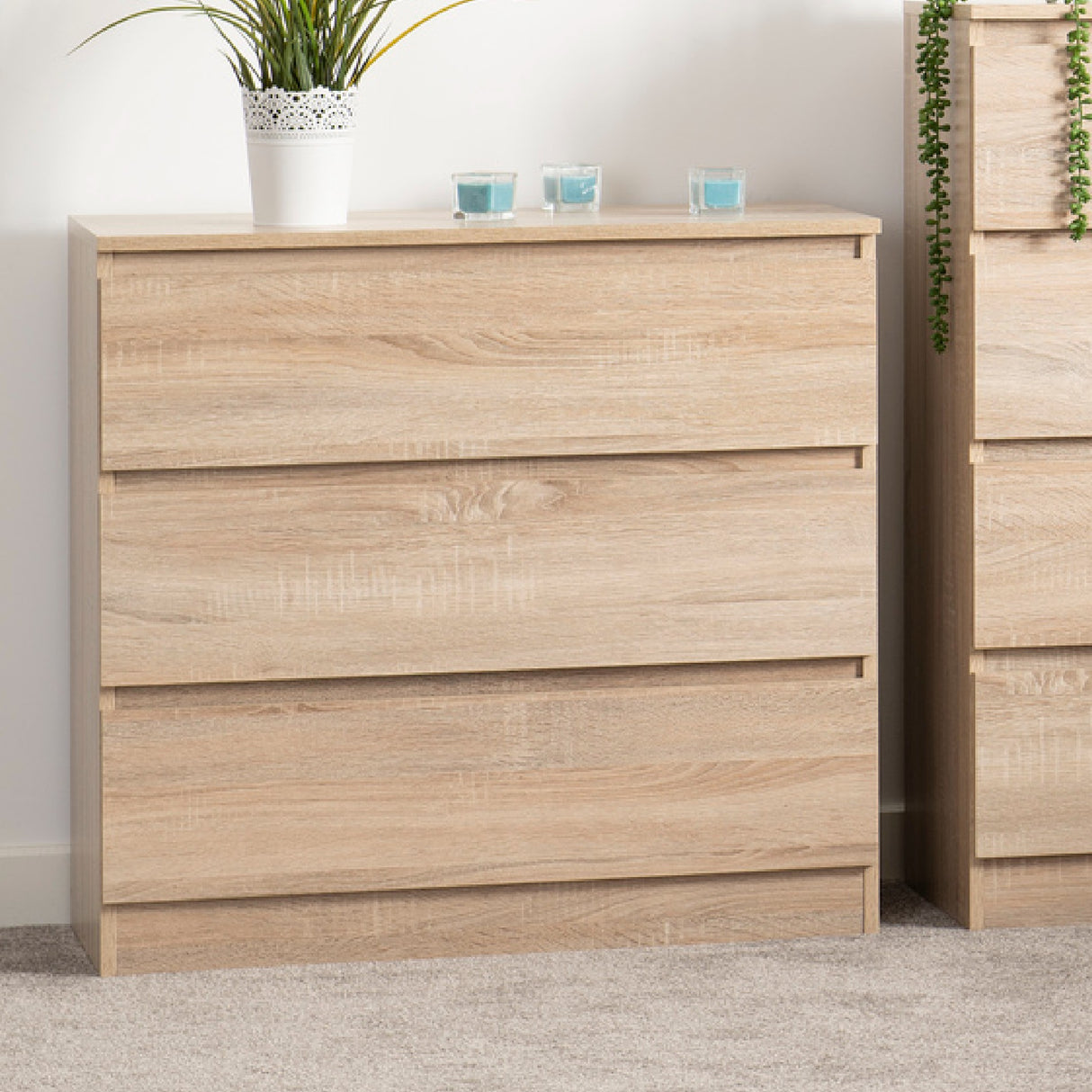 Malvern 3 Drawer Chest