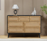 Manila 7 Drawer Chest - Black