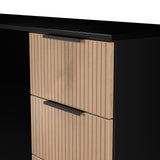 Java 6 Drawer Double Pedestal Desk