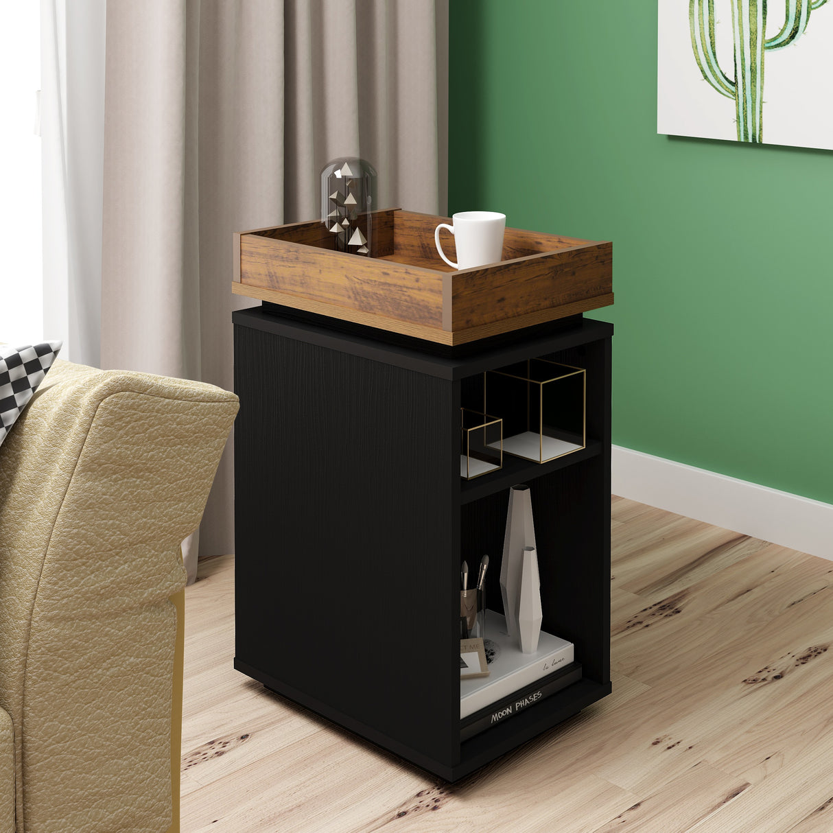 Naples Storage Side Table