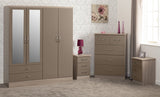 Nevada 4 Door Wardrobe 4 Piece Bedroom Set