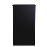 New York 3 Drawer Bedside Table with Black Handles