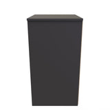 New York 3 Drawer Bedside Table with Black Handles