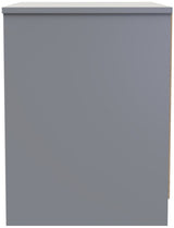 New York 2 Drawer Midi Chest with Black Handles