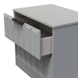 New York 2 Drawer Midi Chest with Black Handles