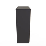 New York 4 Drawer Deep Chest with Black Handles