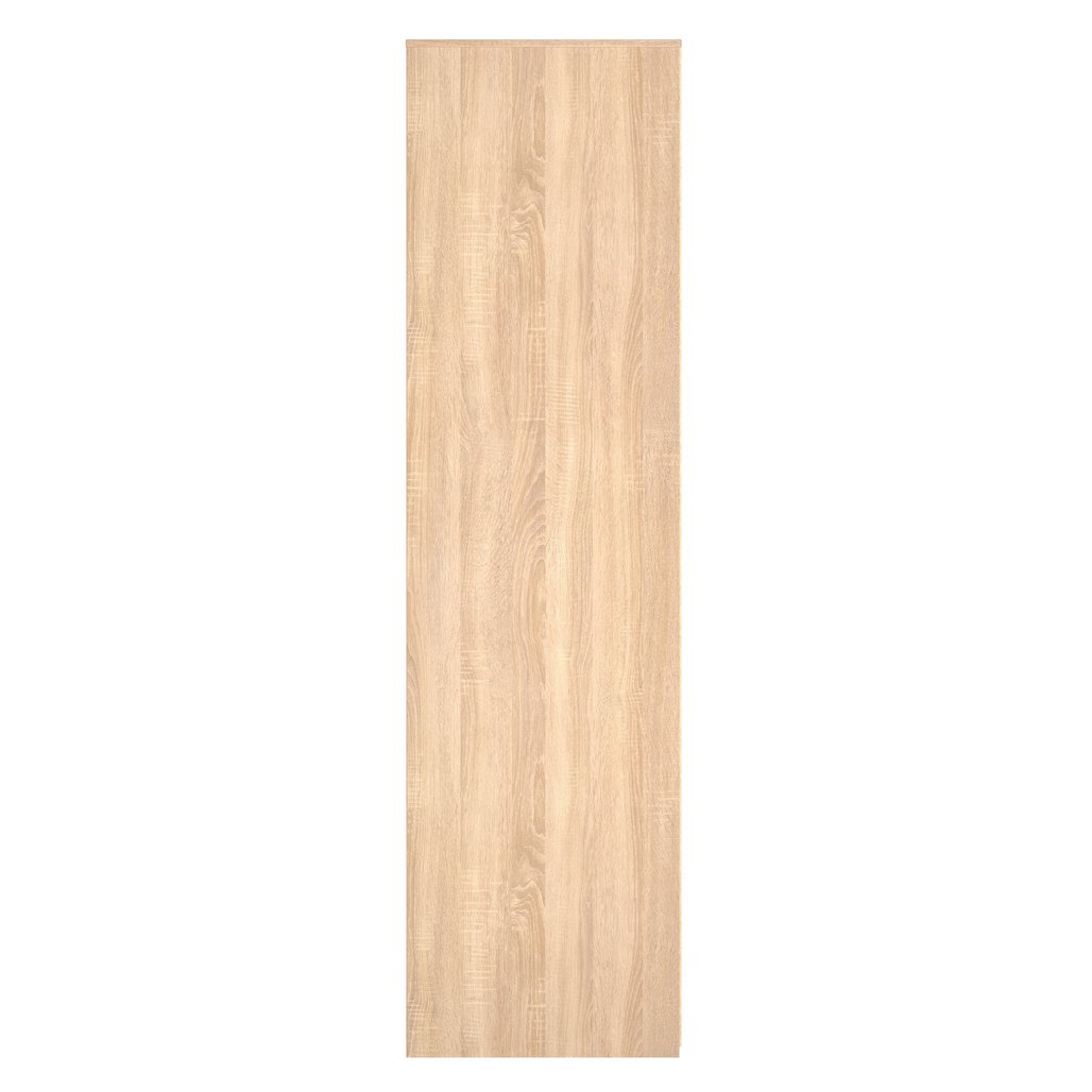 New York Tall 2 Door Double Wardrobe with Black Handles